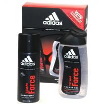 Adidas Team Force 150Ml 150Ml Deodorant + 250Ml Shower Gel   Moški (Deodorant)