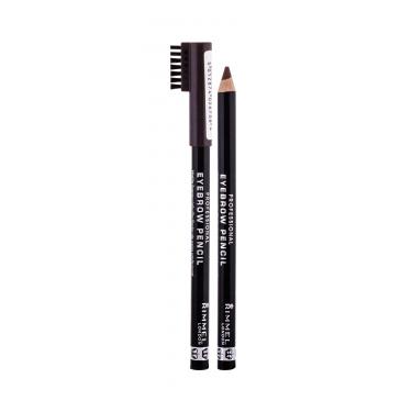 Rimmel London Professional Eyebrow Pencil   1,4G 001 Dark Brown   Ženski (Svincnik Za Obrvi)