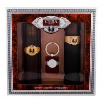 Cuba Gold  Edt 100Ml + 100Ml Aftershave Lotion + Key Ring 100Ml    Moški (Eau De Toilette)