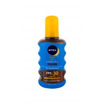 Nivea Sun Protect & Bronze Oil Spray  200Ml   Spf30 Unisex (Soncni Losjon Za Telo)