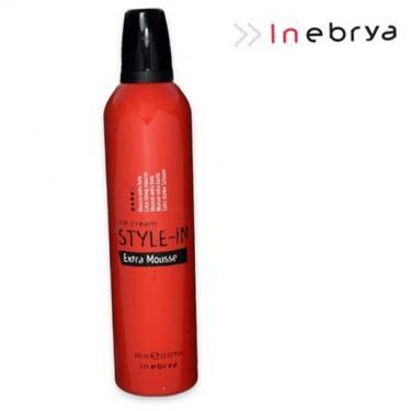 Inebrya Style-In Ice Cream Extra Mousse      400ml(Hair Mousse) Unisex