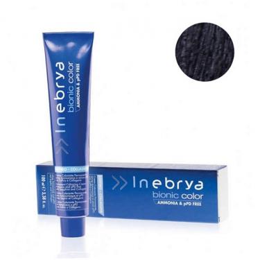 Inebrya Bionic Color      1/10 Blue Black 100ml(Hair Color) Unisex