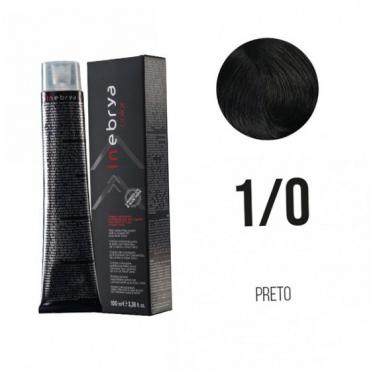 Inebrya Color      1/0 Black 100ml(Hair Color) Unisex
