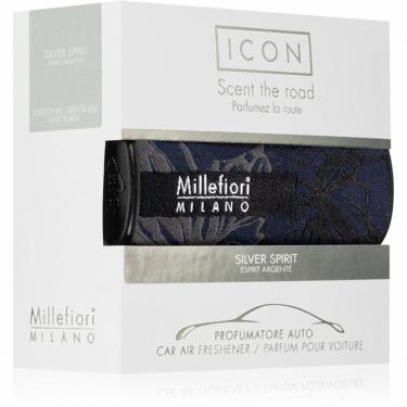 Millefiori Milano Icon 47G Textile  Silver Spirit (Car Air Freshener) Unisex  