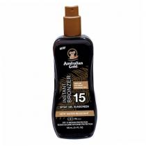 Australian Gold Instant Bronzer Spray Gel Sunscreen  SPF15    100ml(Sun Body Lotion) Ženski