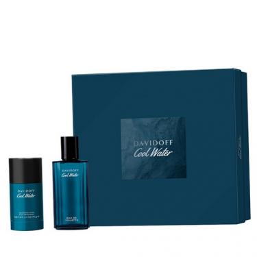 Davidoff Cool Water    Edt 75 ml + Deostick 75 ml Deodorant  75ml(Eau de Toilette) Moški