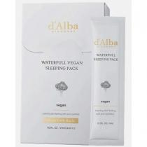 D'Alba White Truffle 12X4Ml Waterfull Vegan Sleeping Pack   (Face Mask) Ženski  