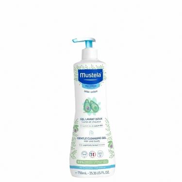 Mustela Bébé 750Ml Gentle Cleansing Gel  Hair And Body (Shower Gel) K  