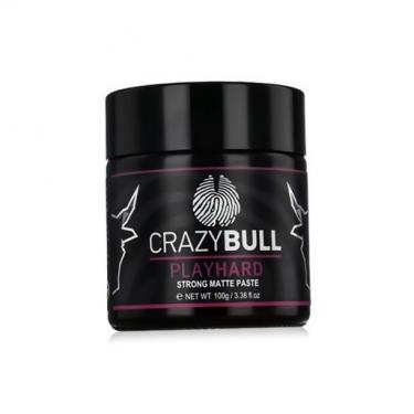 Crazy Bull Play Hard 100G Strong Matte Paste   (Hair Cream) Moški  