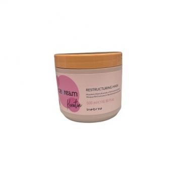 Inebrya Ice Cream Keratin 500Ml Restructuring Mask   (Hair Mask) Unisex  