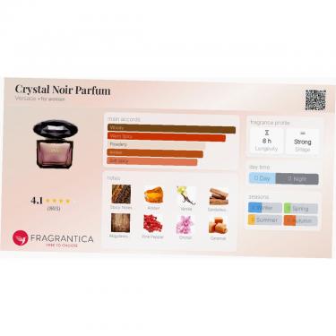 Versace Crystal Noir 90Ml    (Perfume) Ženski Brez Embalaže 