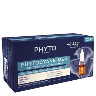 Phyto Phytocyane-Men Anti-Hair Loss Treatment      12x3,5ml(Against Hair Loss) Moški