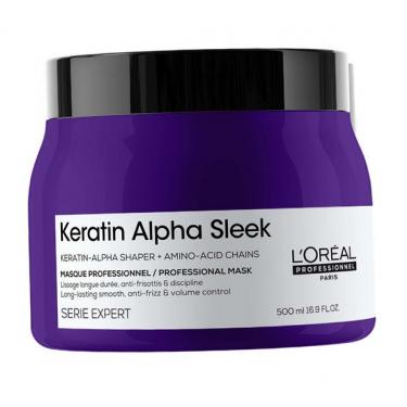 L'Oréal Professionnel Keratin Alpha Sleek Professional Mask      500ml(Hair Mask) Ženski