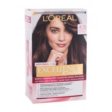 L'Oréal Paris Excellence Creme Triple Protection  48Ml 4,15 Frosted Brown   Ženski (Barva Las)