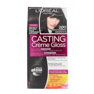 L'Oréal Paris Casting Creme Gloss   48Ml 200 Ebony Black   Ženski (Barva Las)