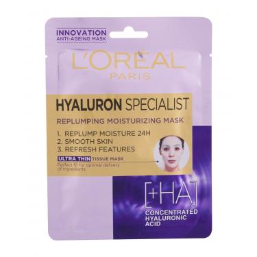 L'Oréal Paris Hyaluron Specialist Replumping Moisturizing  1Pc    Ženski (Obrazna Maska)