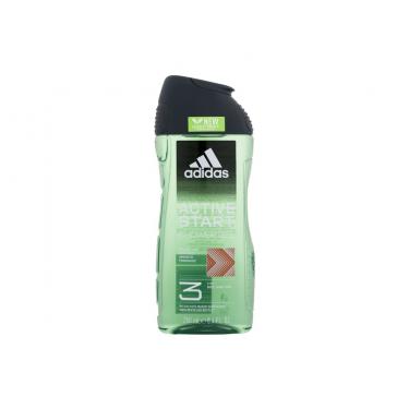 Adidas Active Start Shower Gel 3-In-1 250Ml  Moški  (Shower Gel) New Cleaner Formula 