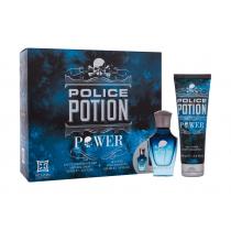 Police Potion Power 30Ml Edp 30 Ml + Shower Gel 100 Ml Moški  Shower Gel(Eau De Parfum)  