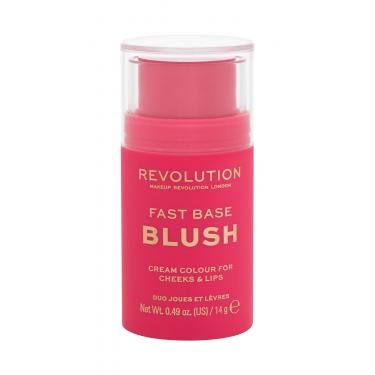 Makeup Revolution London Fast Base Blush   14G Rose   Ženski (Rdecilo)