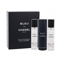 Chanel Bleu De Chanel   3X20Ml  Twist And Spray  Moški (Eau De Parfum)