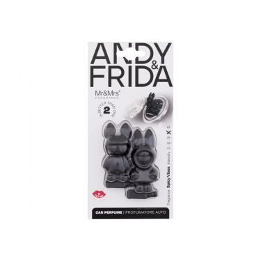 Mr&Mrs Fragrance Andy & Frida  Spicy Vibes    1Pc Unisex (Car Air Freshener)