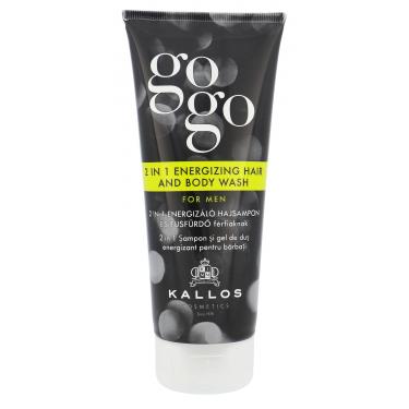 Kallos Cosmetics Gogo 2 In 1 Energizing Hair And Body Wash  200Ml    Moški (Gel Za Tuširanje)