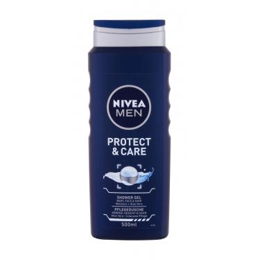 Nivea Men Protect & Care   500Ml    Moški (Gel Za Tuširanje)