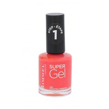 Rimmel London Super Gel Step1  12Ml 032 Cocktail Passion   Ženski (Lak Za Nohte)