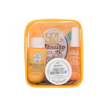 Sol De Janeiro Brazilian   Body Mist Brazilian Crush 30 Ml + Brazilian 4Play Moisturizing Shower Cream-Gel 90 Ml + Brazilian Bum Bum Cream 50 Ml + Cosmetic Bag Cosmetic Bag 2620000101 30Ml W (Body Spray) Bum Bum Summer Jet Set