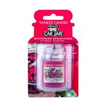 Yankee Candle Red Raspberry Car Jar  1Pc    Unisex (Osvežilec Zraka Za Avto)