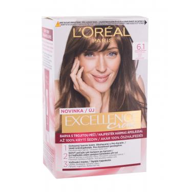 L'Oréal Paris Excellence Creme Triple Protection  48Ml 6,1 Natural Dark Ash Blonde   Ženski (Barva Las)