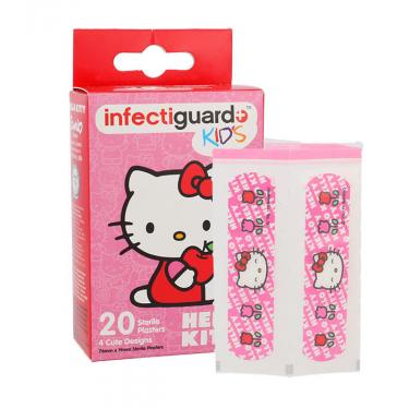 Hello Kitty Infectiguard Kids Sterile Plaster  20Pc    K (Skrb Za Zdravje)