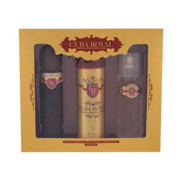 Cuba Royal 100Ml   Edt 100 Ml + Deodorant 200 Ml + Aftershave Water 100 Ml Aftershave Water 5900000101  Moški(Eau De Toilette)