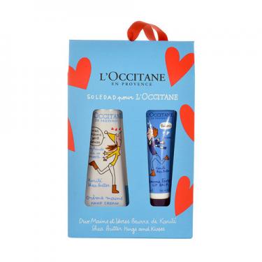 L'Occitane Shea Butter  30Ml Shea Butter Hand Cream + 12Ml Shea Butter Lip Balm 30Ml    Ženski (Krema Za Roke)