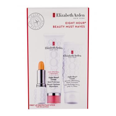 Elizabeth Arden Eight Hour Cream Skin Protectant Protective Care 50 Ml + Moisturizing Hand Care 75 Ml + Moisturizing Lip Care Spf15 3,7 G 50Ml    Ženski (Balzam Za Telo)