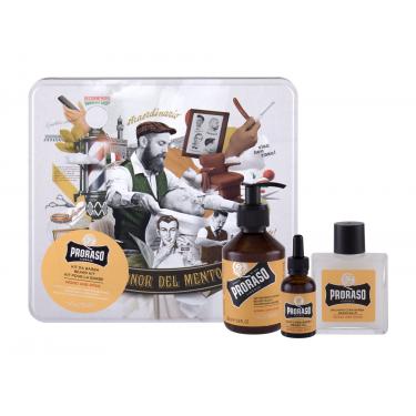 Proraso Wood & Spice Beard Wash Beard Shampoo 200 Ml + Beard Balm 100 Ml + Beard Oil 30 Ml + Jar 200Ml    Moški (Šampon)