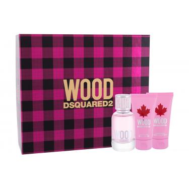 Dsquared2 Wood  Edt 50 Ml + Body Lotion 50 Ml + Shower Gel 50 Ml 50Ml    Ženski (Eau De Toilette)