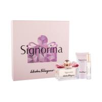 Salvatore Ferragamo Signorina  Edp 100 Ml + Body Lotion 50 Ml + Edp 10 Ml 100Ml    Ženski (Eau De Parfum)