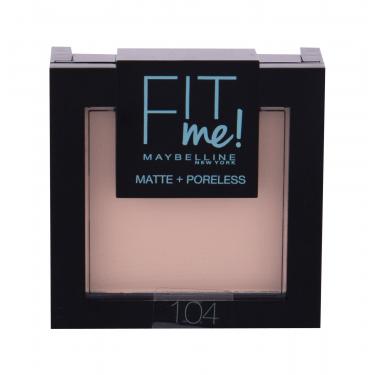 Maybelline Fit Me! Matte + Poreless  9G 104 Soft Ivory   Ženski (Puder)