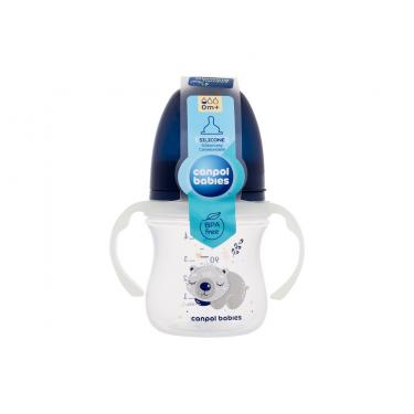 Canpol Babies Sleepy Koala Easy Start Anti-Colic Bottle 120Ml  K  (Baby Bottle) Blue 0m+ 