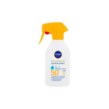 Nivea Sun Babies & Kids Sensitive Protect Spray  270Ml   Spf50+ K (Soncni Losjon Za Telo)