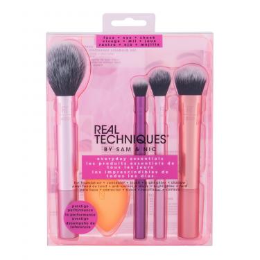 Real Techniques Brushes Everyday Essentials Make-Up Sponge + Brush For Concealer + Blush + Highlighter + Shadow 1Pc    Ženski (Copic)