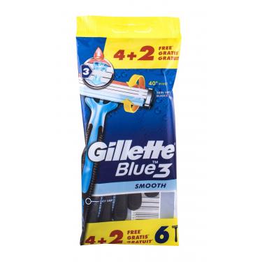 Gillette Blue3 Smooth  6Pc    Moški (Razor)