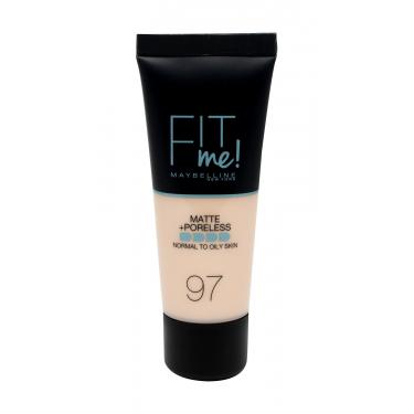 Maybelline Fit Me! Matte + Poreless  30Ml 97 Natural Porcelain   Ženski (Makeup)