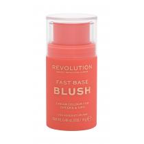 Makeup Revolution London Fast Base Blush   14G Peach   Ženski (Rdecilo)