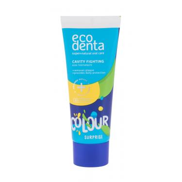 Ecodenta Toothpaste Cavity Fighting  75Ml   Colour Surprise K (Zobna Pasta)