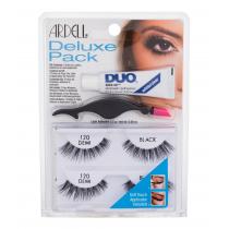 Ardell Natural Demi 120 False Eye Lashes 2 Pairs + Eye Lashes Glue 2,5 G + Applicator 1 Pcs 2Pc Black   Ženski (Umetne Trepalnice)