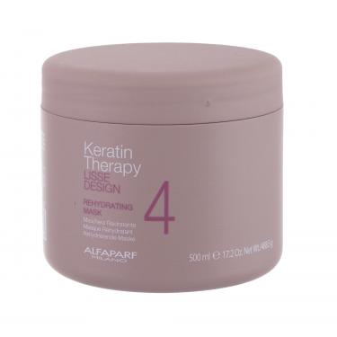 Alfaparf Milano Keratin Therapy Lisse Design Rehydrating  500Ml    Ženski (Maska Za Lase)