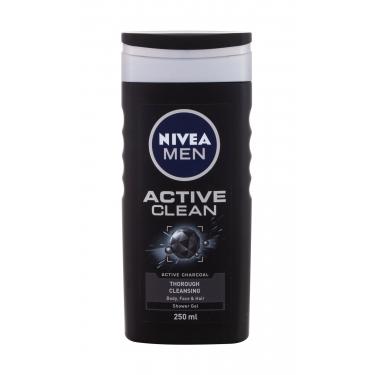 Nivea Men Active Clean   250Ml    Moški (Gel Za Tuširanje)