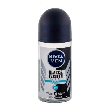 Nivea Men Invisible For Black & White Fresh  50Ml   48H Moški (Antiperspirant)